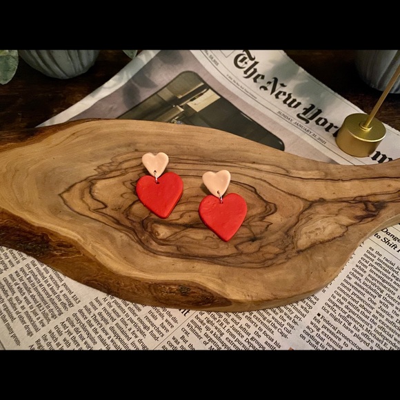 Handmade Clay Earrings | Valentine's Day Series - Picture 2 of 7